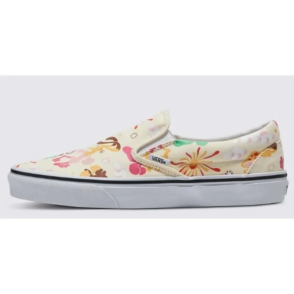 VANS Classic Slip On 'Get Outdoors' White/Multi Canvas Men's Sneakers Shoes 11